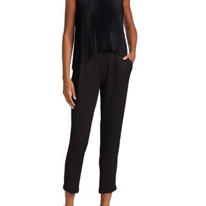 Cut from silk-blend crepe pants